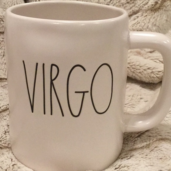 🔥 NEW RARE Blk AND Gold Rae Dunn VIRGO Zodiac Mug ♍️ Dual-sided - Picture 5 of 7